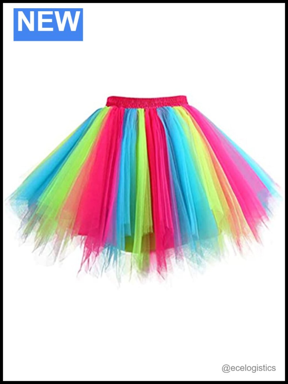 Tutu Skirt Women 80s Neon Costume Halloween Skirt